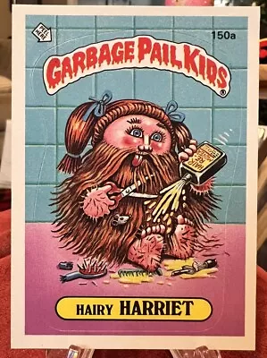 VINTAGE! 1986 Topps Garbage Pail Kids Trading Card #150a-Hairy Harriet • $2.53