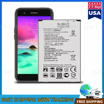 For LG K20 Plus TP260 K20 V VS501 Replacement Battery BL-46G1F 2800mAh New • $10.99