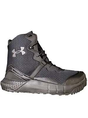 Under Armour Micro G Valsetz Black Mens Size 10.5 Tactical Boots 3023743-001 • $89.91