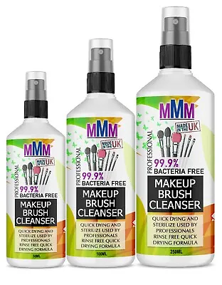 Professional Makeup Brush Quick Dry Cleaner / Sterilizing Liquid Spray • £7.99