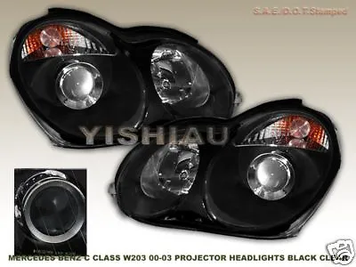 01-05 Mercedes Benz W203 C240 C320 Headlights C-Class B • $268.99