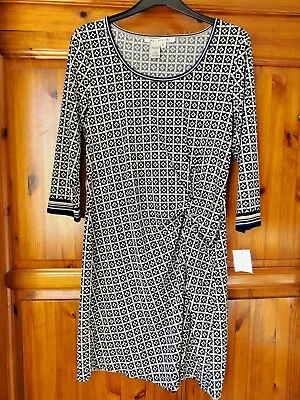 £9.99 • Buy Max Studio Dress XL Designer Tk Maxx Black Black White