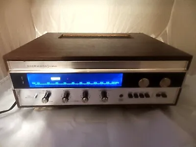 Vintage ~SHERWOOD FM STEREO RECEIVER ~S-8500 W/WOOD CABINET~LED Upgrade~SERVICED • $450