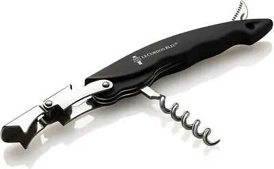 Corkscrew And Bottle Opener With Patented Two Step System Professional Pocket • £4.19