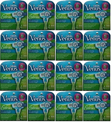 Gillette Venus Embrace Razor Blades Women's Refill Cartridges 1 4 8 16 24 32 64 • $24.98