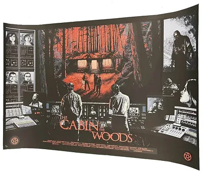 Cabin In The Woods By Nathan Chesshir Xx/45 Screen Print Movie Art Poster Mondo • $350