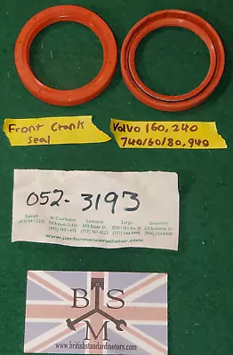 Front Crank Oil Seals For Volvo 240 244 760 744 780 940 Marcos GT • $9.99