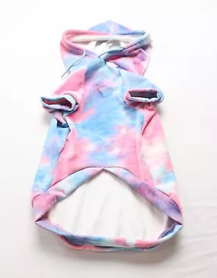 Spark Paws Unisex Soft Velvet Tie Dye Dog Hoodie EG7 Snowcone Size 3XL • $17.99