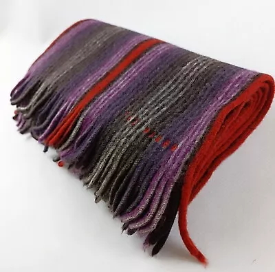 Ted Baker Mens Multicolor Striped Scarf 137x22 Cm • $24
