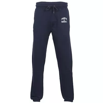 Franklin & Marshall Mens Navy Tracksuit Soft Fleece Lined Joggers Pants L / XL • £42.99