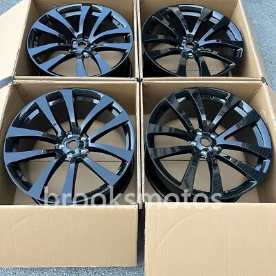 23  Twin 5 Spoke Black Forged Wheels Rims Fits 2022+ Range Rover Vogue Sport Sv • $2599