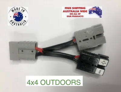 $19.99 • Buy Black- Grey Anderson Style Plug Connector Double Y Adaptor 6MM Auto Cable