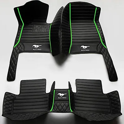 For Ford Mustang 2005-2024 Custom Car Floor Mats Trunk Mats Waterproof Carpets • $77.60