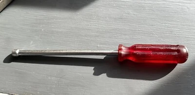 $14.99 • Buy Vintage VACO Nutdriver 6  Long Shaft 1/4  Red Handle USA