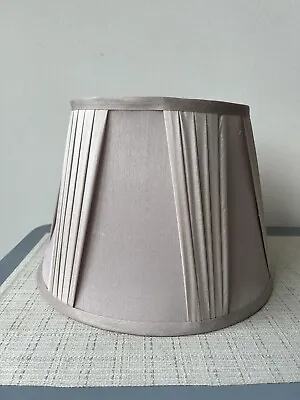 £18 • Buy Pleated Lamp Shade Purple Mauve Lined Table Medium