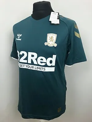 Medium *REAR SPONSOR* Middlesbrough FC Football Shirt Away  2021/2022 Hummel • £34.54