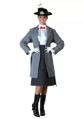 Women's Mary Poppins English Nanny Costume SIZE STANDARD (Used) • $49.99