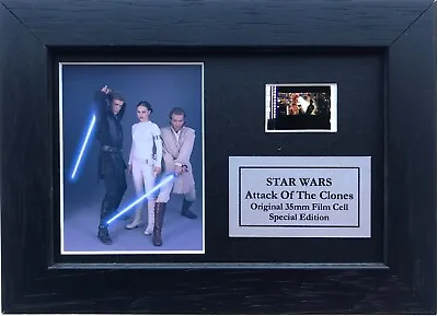 £19.99 • Buy Star Wars ATTACK OF THE CLONES Original 35mm Film Cell Memorabilia*