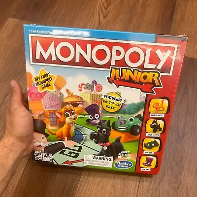 Monopoly Junior Board Game Complete In Box Ages 5+ New • $19.50