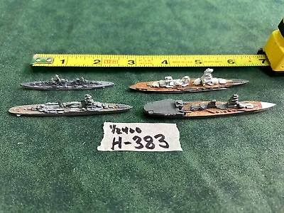 1/2400 Painted WWII Ships Lot H-383 • $15.99