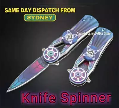 Knife Spinner CSGO Finger Fidget  Hand Folding Pocket Outdoor Camping Claw Knife • $22.88