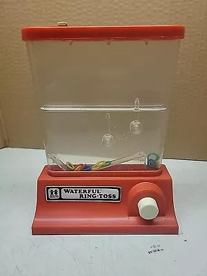 Vintage 1976 Tomy Waterful Ring Toss Handheld Puzzle Water Game Works No Leaks • $49.99