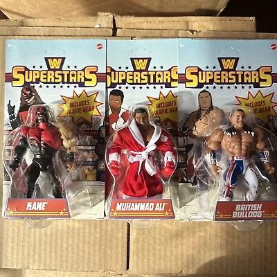 WWE Superstars Series 9 Kane Muhammad Ali British Bulldog Lot • $148.26