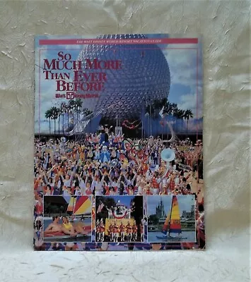 Walt Disney World Resort Vacation Guide 1987 Magic Kingdom & EPCOT • $29.95