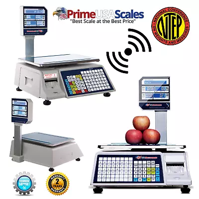 US-DL9000 Label Printing Scale With Ethernet WiFi USB & NTEP Approved • $1499