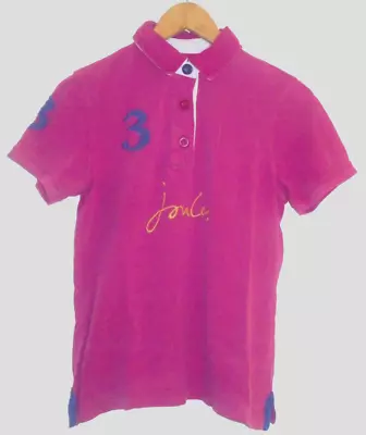 Ladies Size 12 Joules Pink Polo Shirt • $12.62