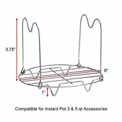 Steamer Rack With Handles Compatible With Instant Pot Accessories 3 Qt 5 Quart • $13.94