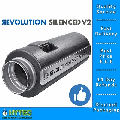 G.a.s. Revolution Silenced V2 Stratos In-line Hydroponics Grow Room Environment  • £244