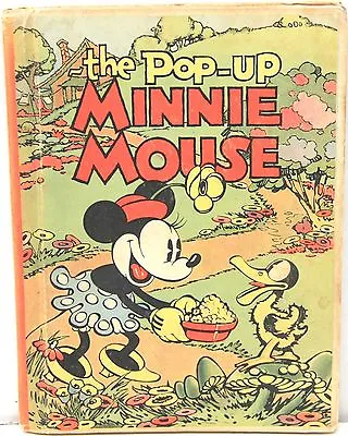 The Pop-Up Minnie Mouse – Walt Disney Enterprises 1933 W/3 Pop-ups • $350