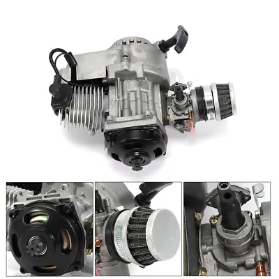 2-Stroke Pull Start Engine Motor For Pocket ATV Pit Mini Dirt Bike 47CC/49CC • $47