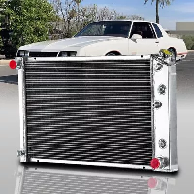 3 Rows Aluminum Radiator For Chevy 1970-81 78 Camaro/ 78-87 Monte Carlo G-Body • $129