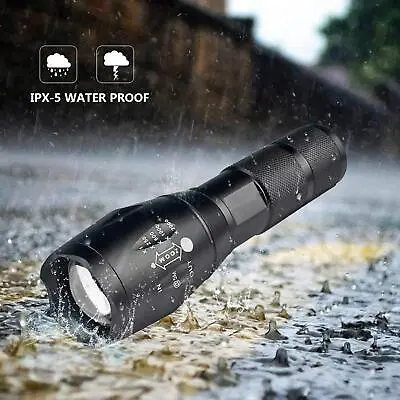 Elite Tac Flashlight Powerful T6 LED Super Bright Aluminum Alloy Portable Torch • $26.99