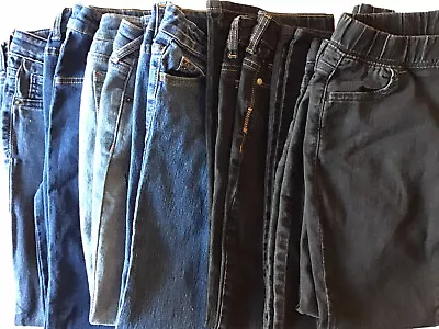 Girls Jeans Lot Of 7 Size 12 Cat Jack Old Navy SO Jegging Faded Glory Blue Black • $62.93