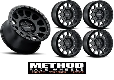 17 Method Nv Mr305 Double Black Wheels Rims 17x8.5 Fits Trd Mr305785601000 5 • $1912.50