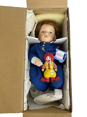 McDonalds You Deserve A Break Today Collectible Porcelain Doll In Box &Paperwork • $44.42