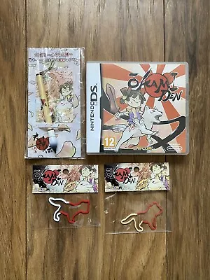 Okami Den/Okamiden - Nintendo DS PAL Boxed W/ Manual - Plus New Promo Extras • £149.99