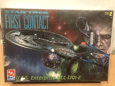 $90 • Buy 1997 Star Trek First Contact U.S.S. Enterprise NCC-1701-E Model AMT ERTL New