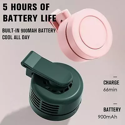 $15.75 • Buy Portable Fan USB Clip-On Fan Cooling Personal Office Household Traveling Cooler