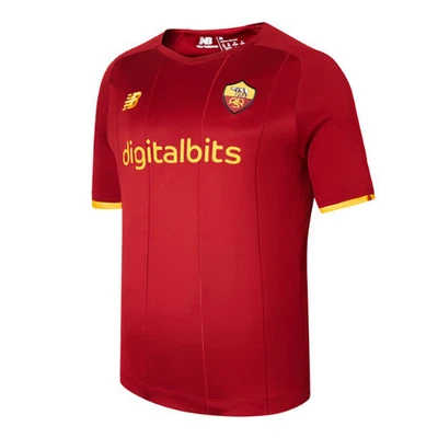 $34.99 • Buy New Balance Men's AS Roma Home Derby Short Sleeve Jersey Print / Pattern / Misc