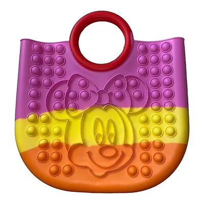 Rainbow Mickey & Minnie Handbag Pop-It Fidget Sensory Stress Reliever Handbag • $19