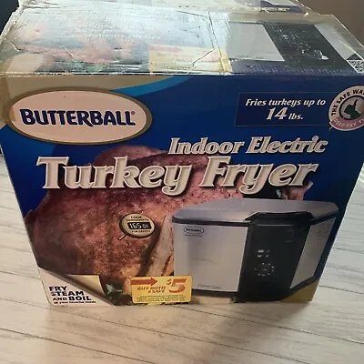 Butterball Turkey Fryer 14LB Indoor ElectricBoiler Pro Series By Masterbuilt • $110.97