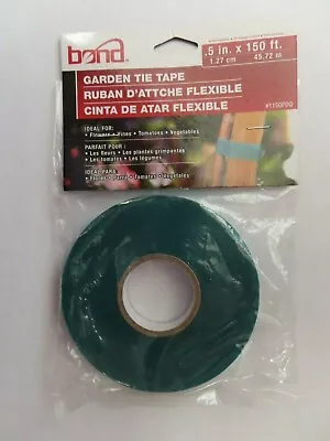 Bond Garden Tie Tape .5  X 150'  # 1150PDQ  Stake Plants Tomatoes   NEW • $4.29