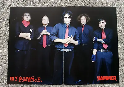My Chemical Romance - Double-Sided Poster - Gerard Way Frank Iero MCR - RARE! • £19.95