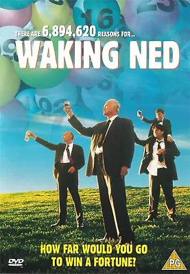 Waking Ned How Far Would You Go To Win A Fortune? - NEW Region 2 DVD • £4.98