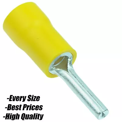 £7.24 • Buy Red Blue Yellow Pin Terminal Copper Connector Insulated Wire Crimp