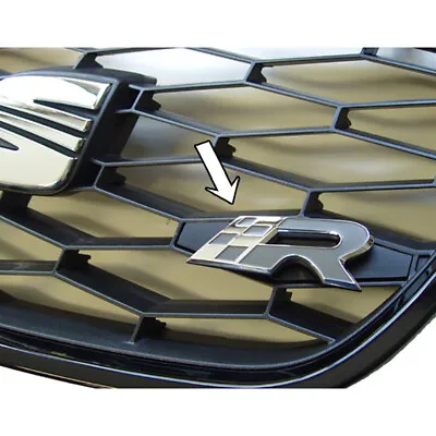 SEAT Leon 1P 2009-2012 R Logo Emblem Lettering For Radiator Grille Cupra FR Badge • $19.22